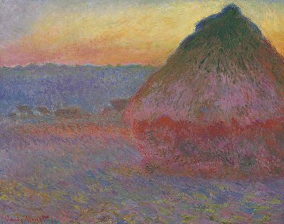 Grainstack in the Sunlight by Claude Monet